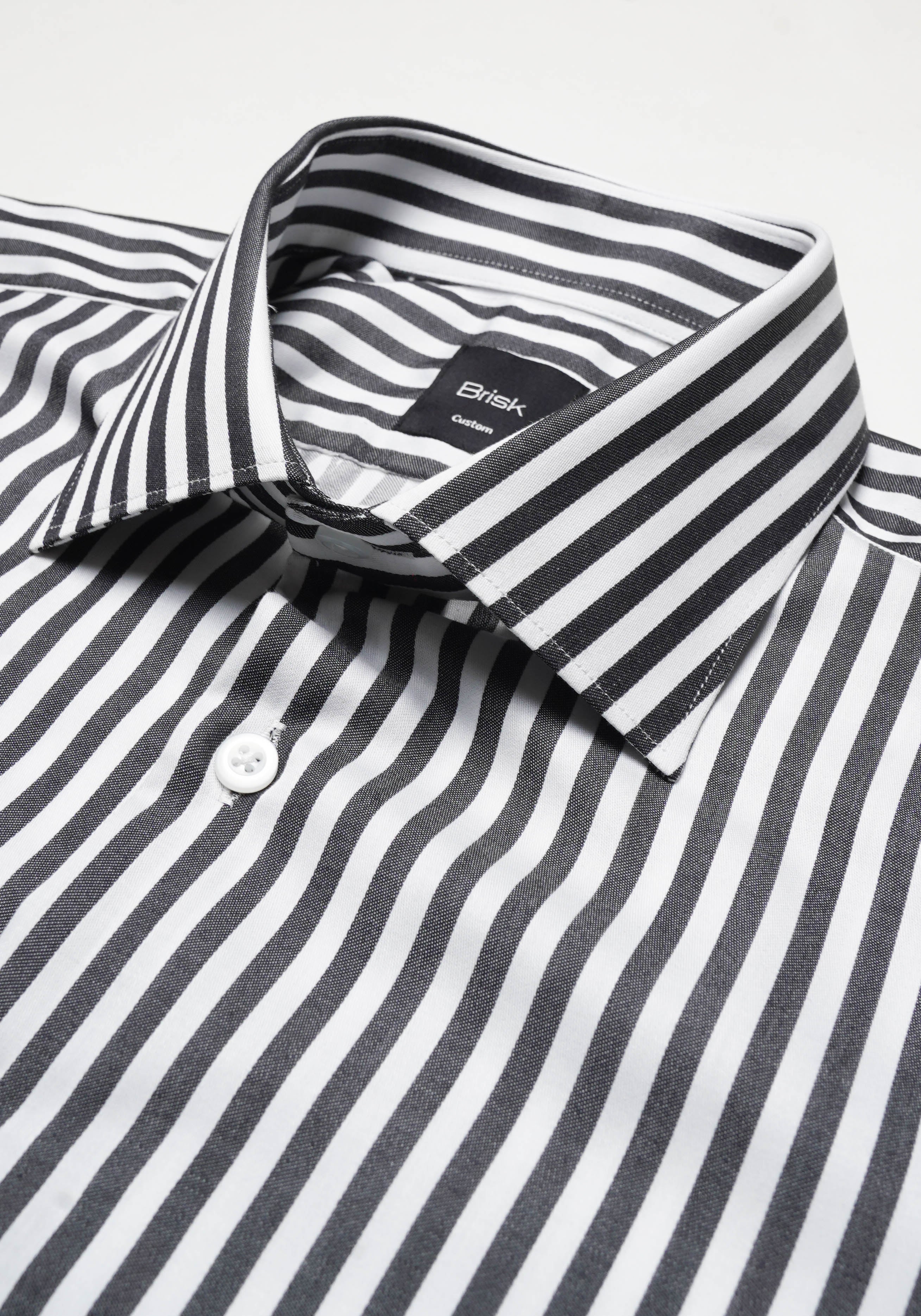 Black Bengal Stripes Shirt - Wrinkle Free - Image 3