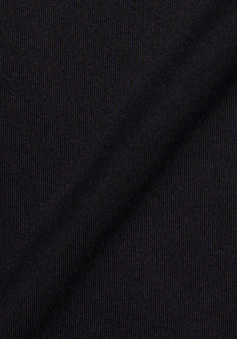 Black Performance Jersey 4 Way Super Stretch  - Wrinkle Free Unused Sample