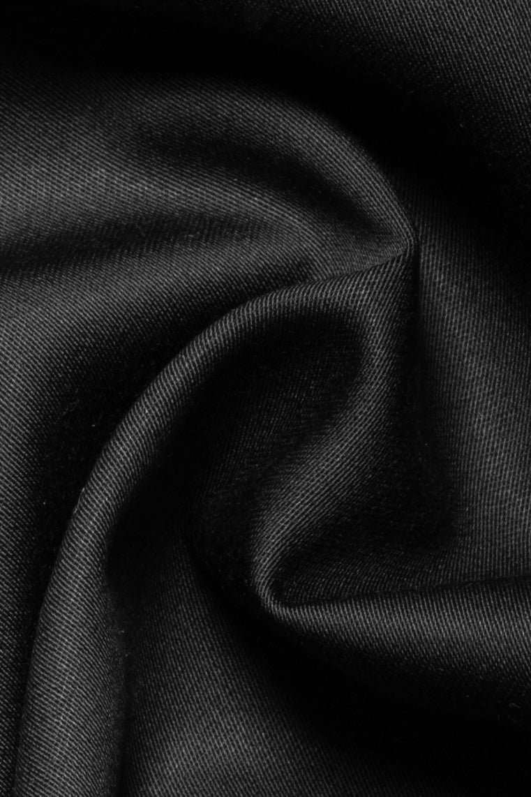 Black Stretch Sateen - Image 2