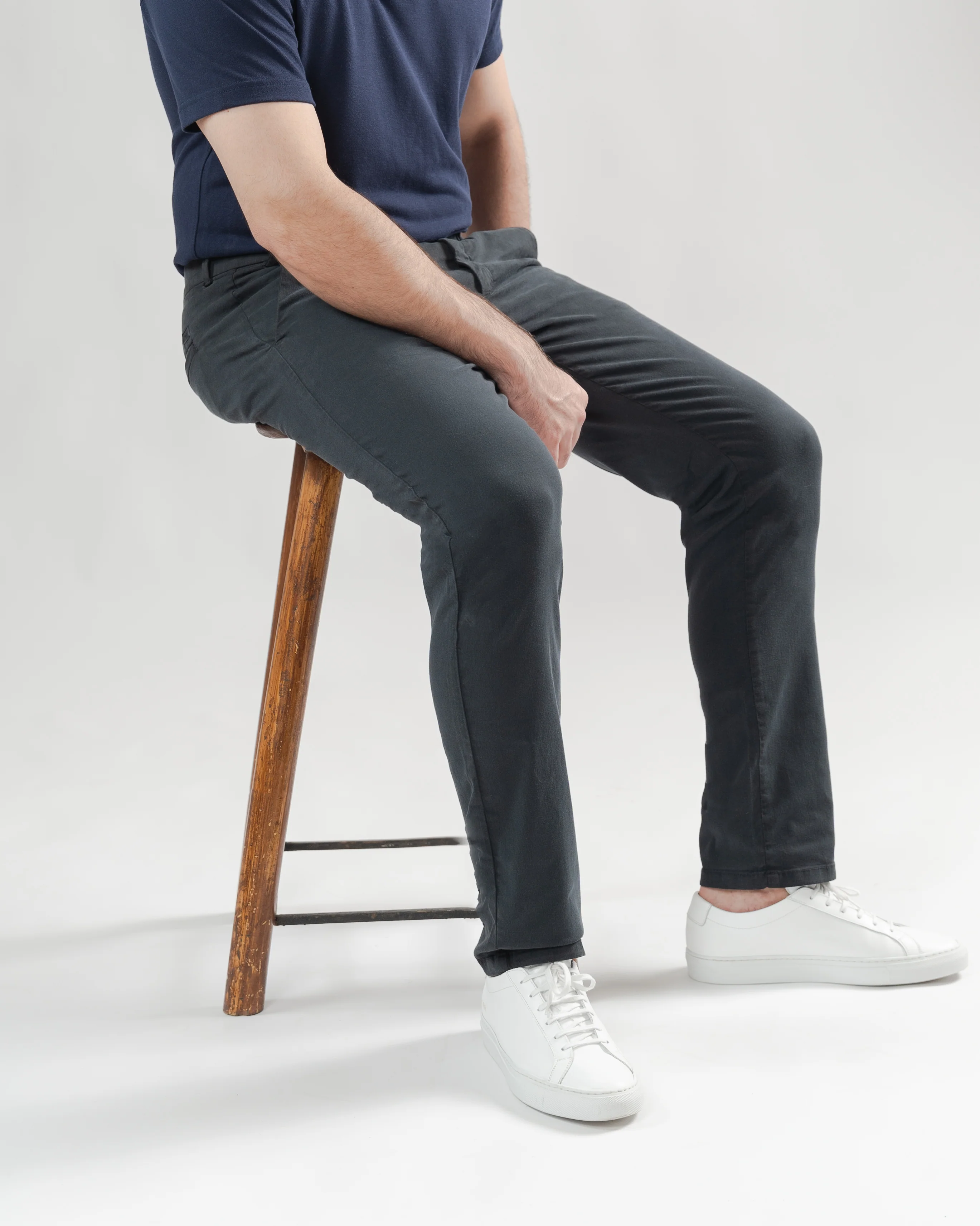 Dark Grey UltraFlex Slim Fit Chino - Image 6