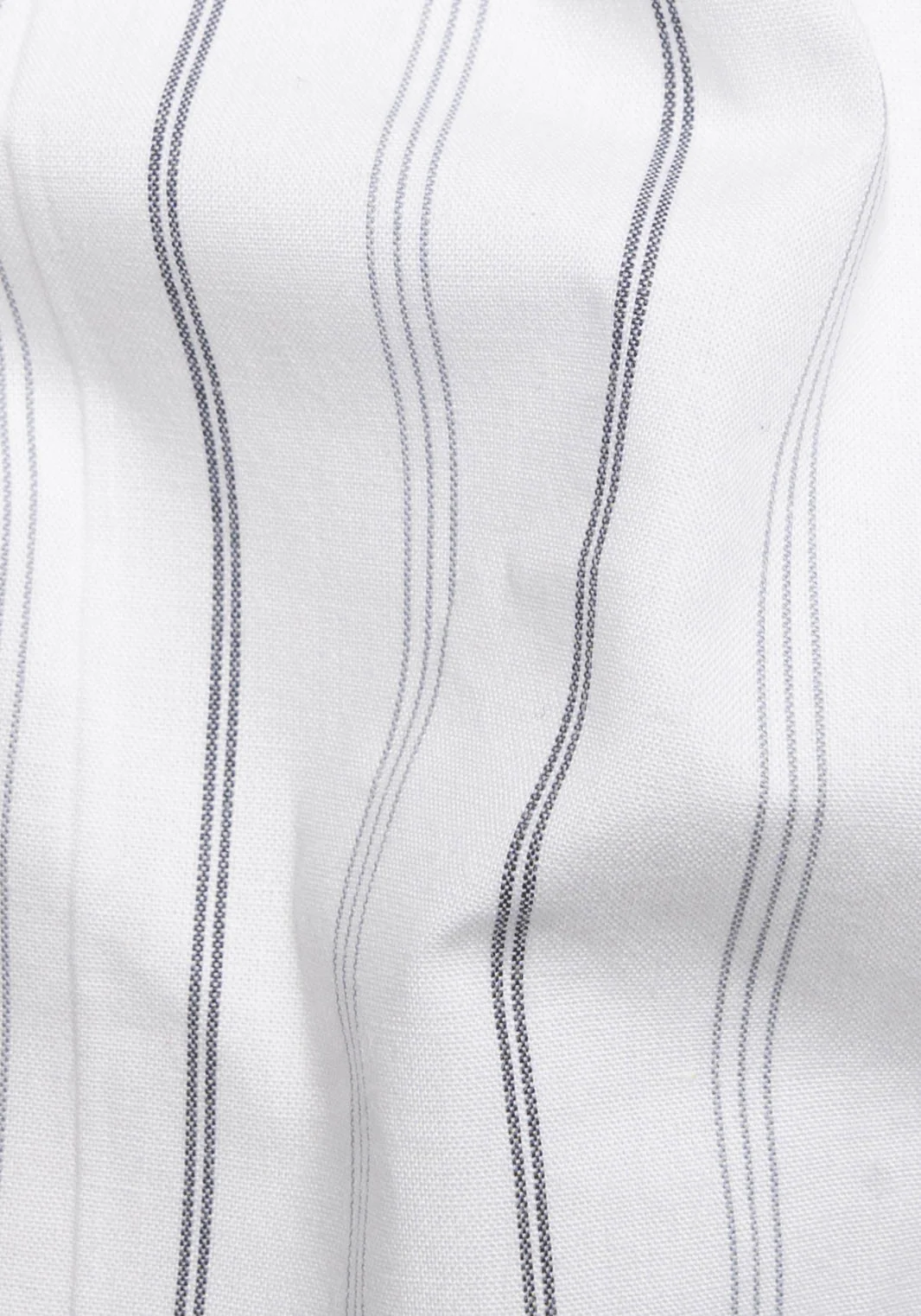 Grey On White Heavy Stretch Stripes-Easy Care - Image 2