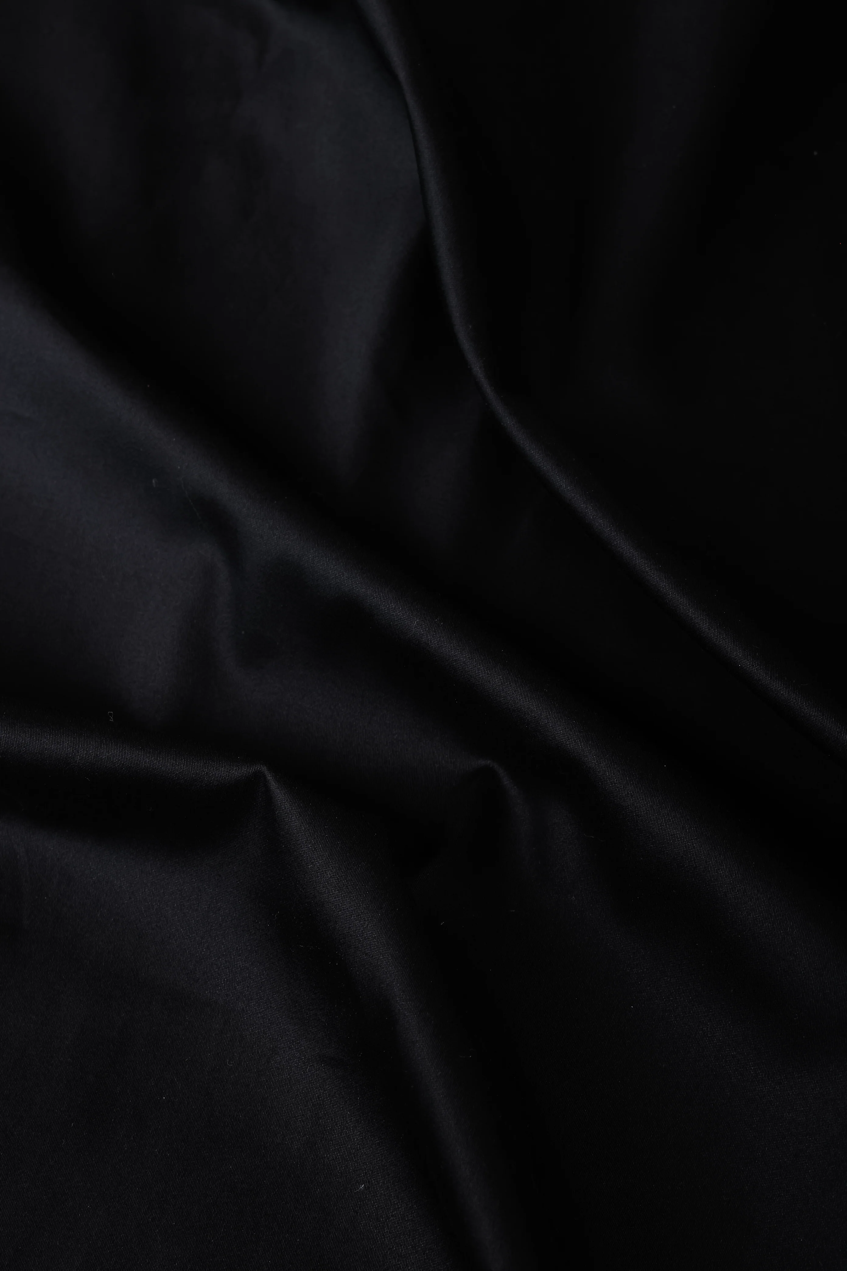 Jet Black Easy-Care Sateen - Image 2