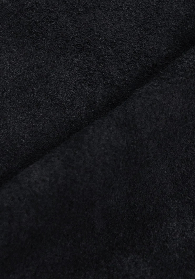 Jet Black Suede Jacket - Image 3