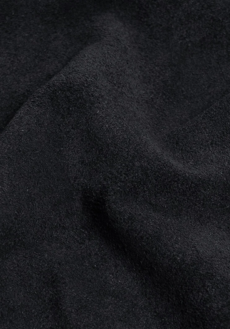 Jet Black Suede Jacket - Image 5