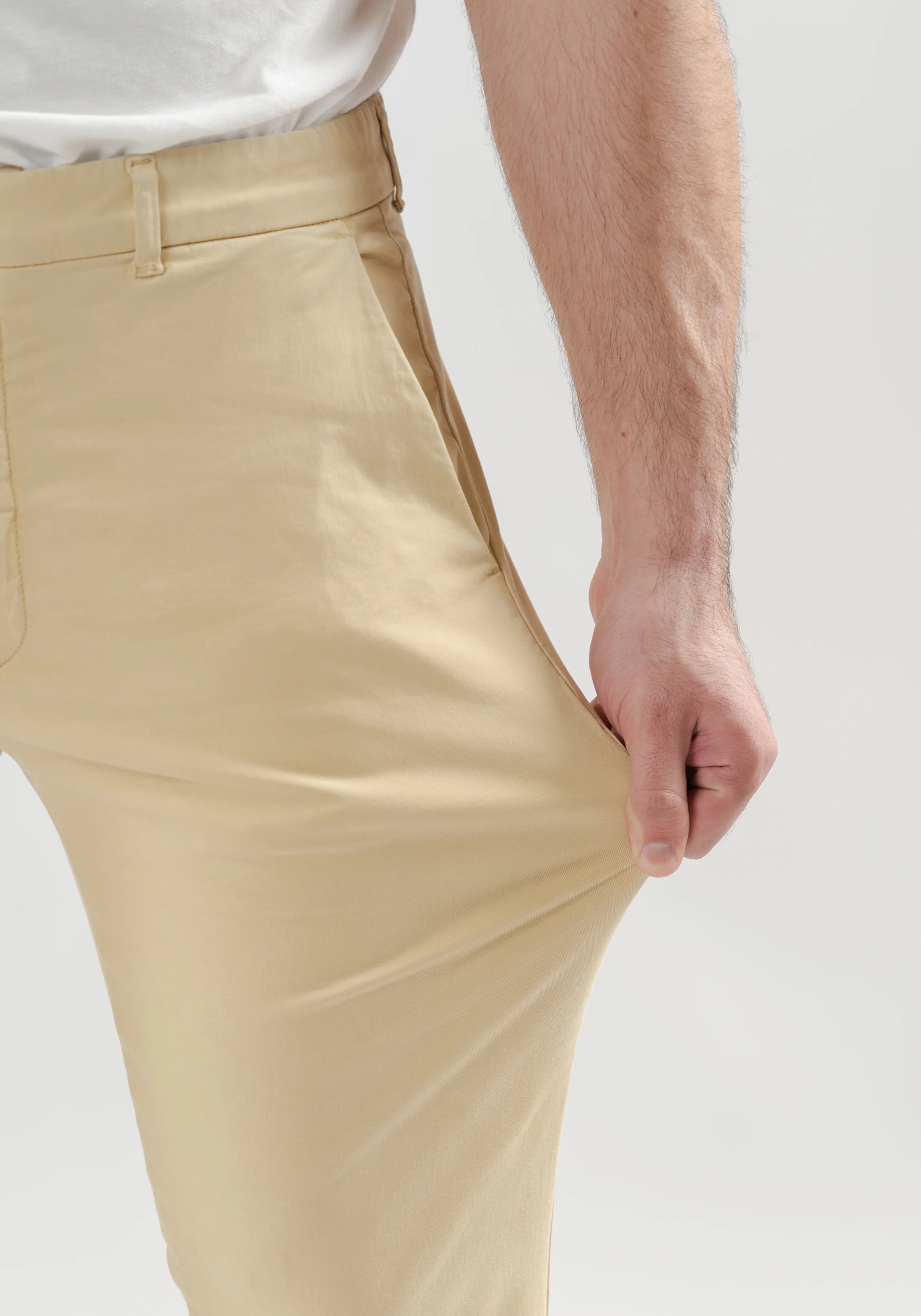 Khaki Ultraflex Slim Chino - Image 4