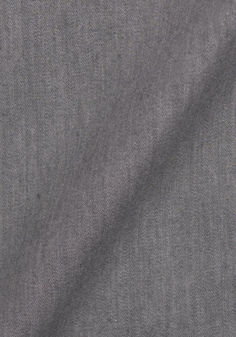 Light Grey Denim Wash Shirt - Image 3