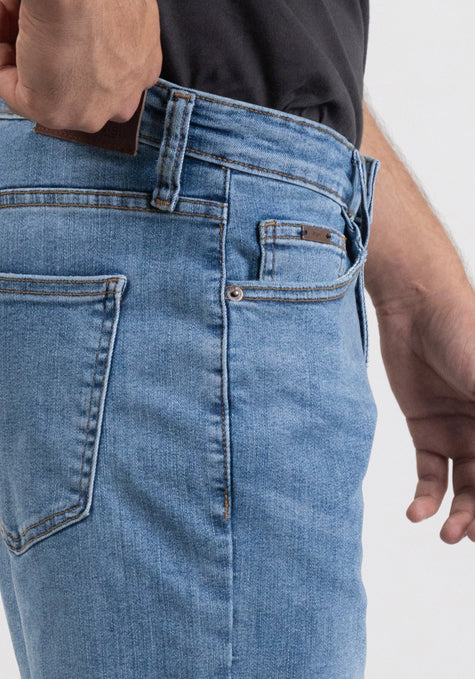 Light Wash Straight Fit Jeans - Ultra - Image 3