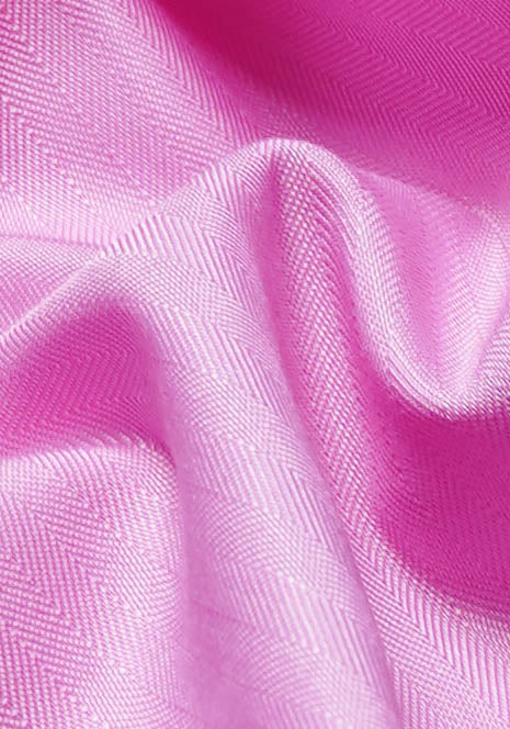 Magenta Herringbone Cotton-Poly - Image 3