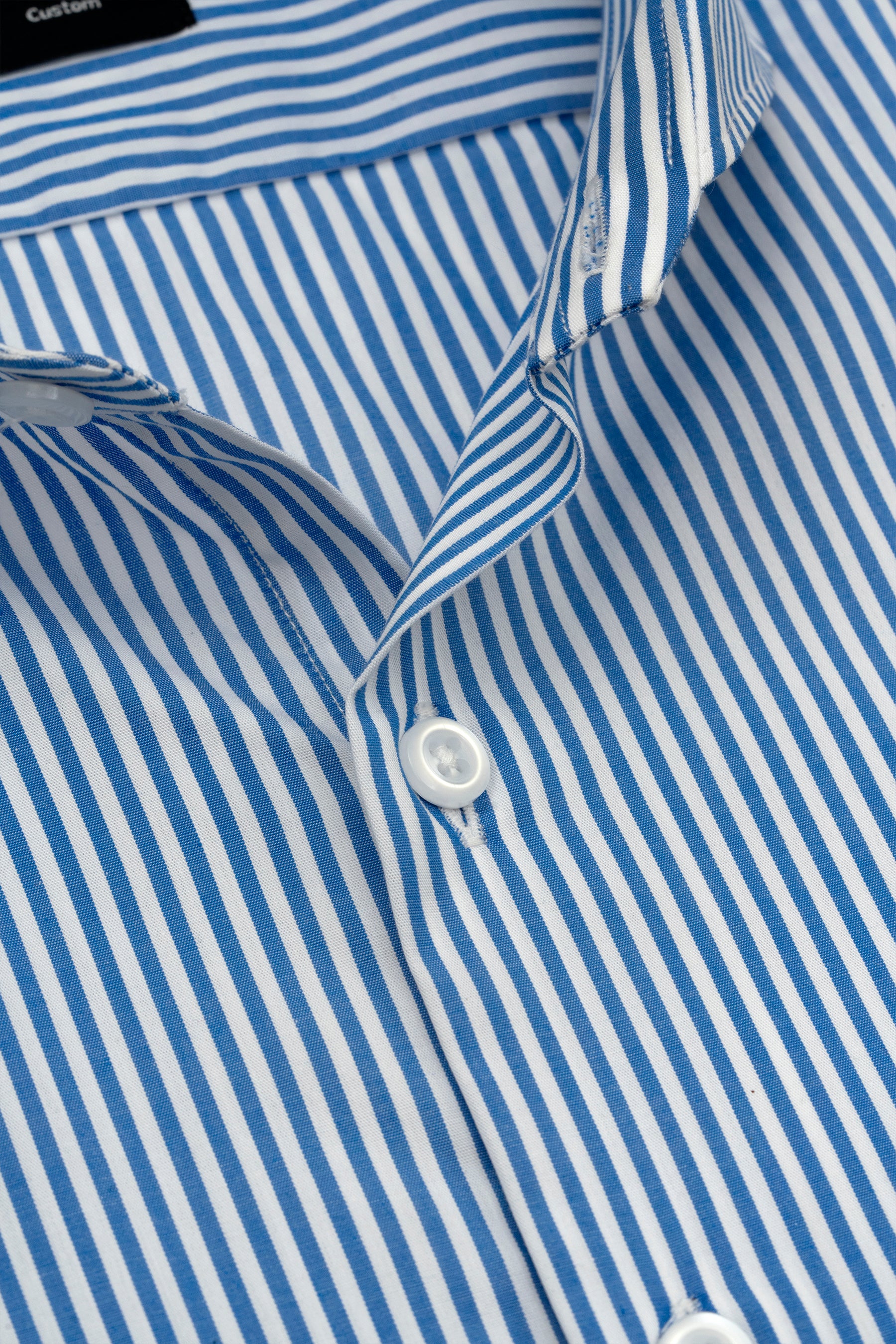 Medium Blue Striped Shirt - Image 5