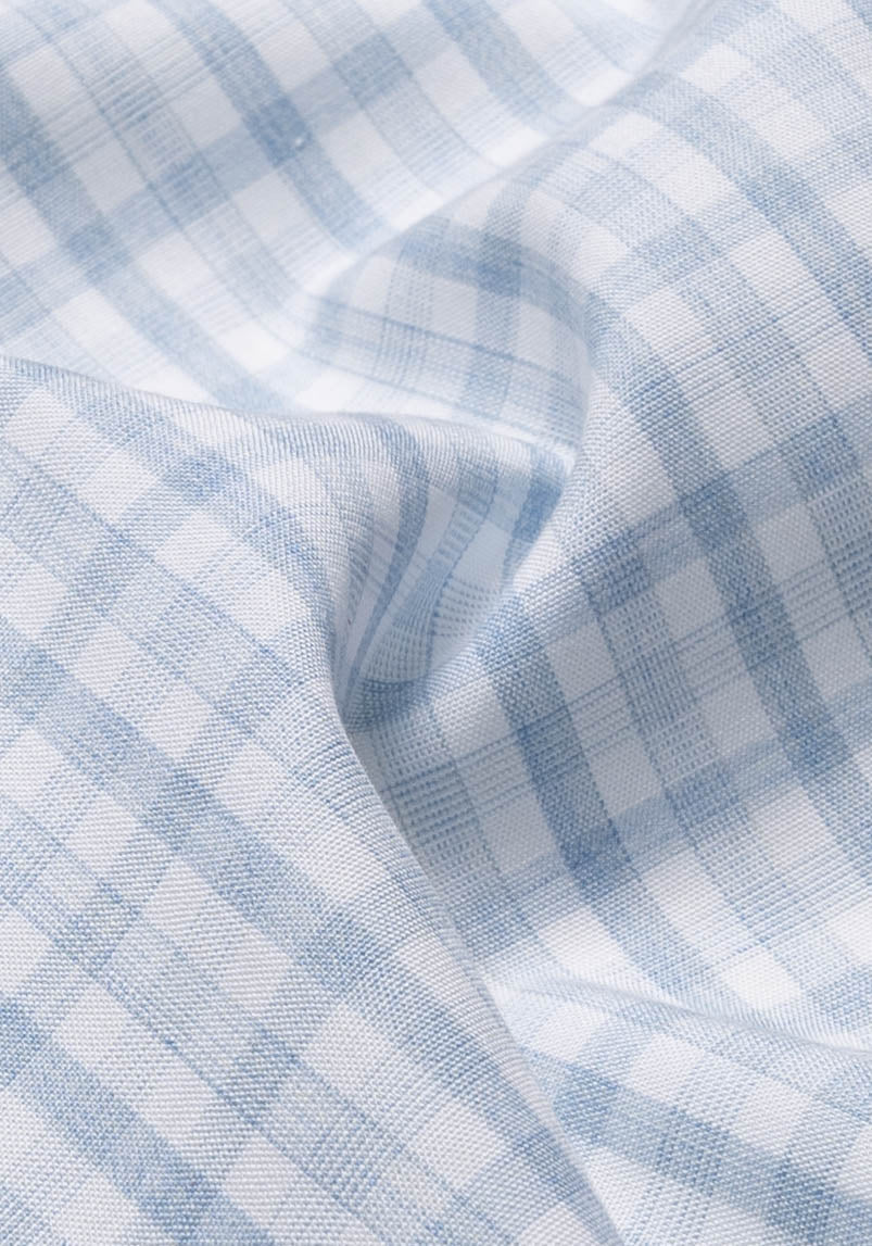 Melange Blueish Grey Gingham - Image 3