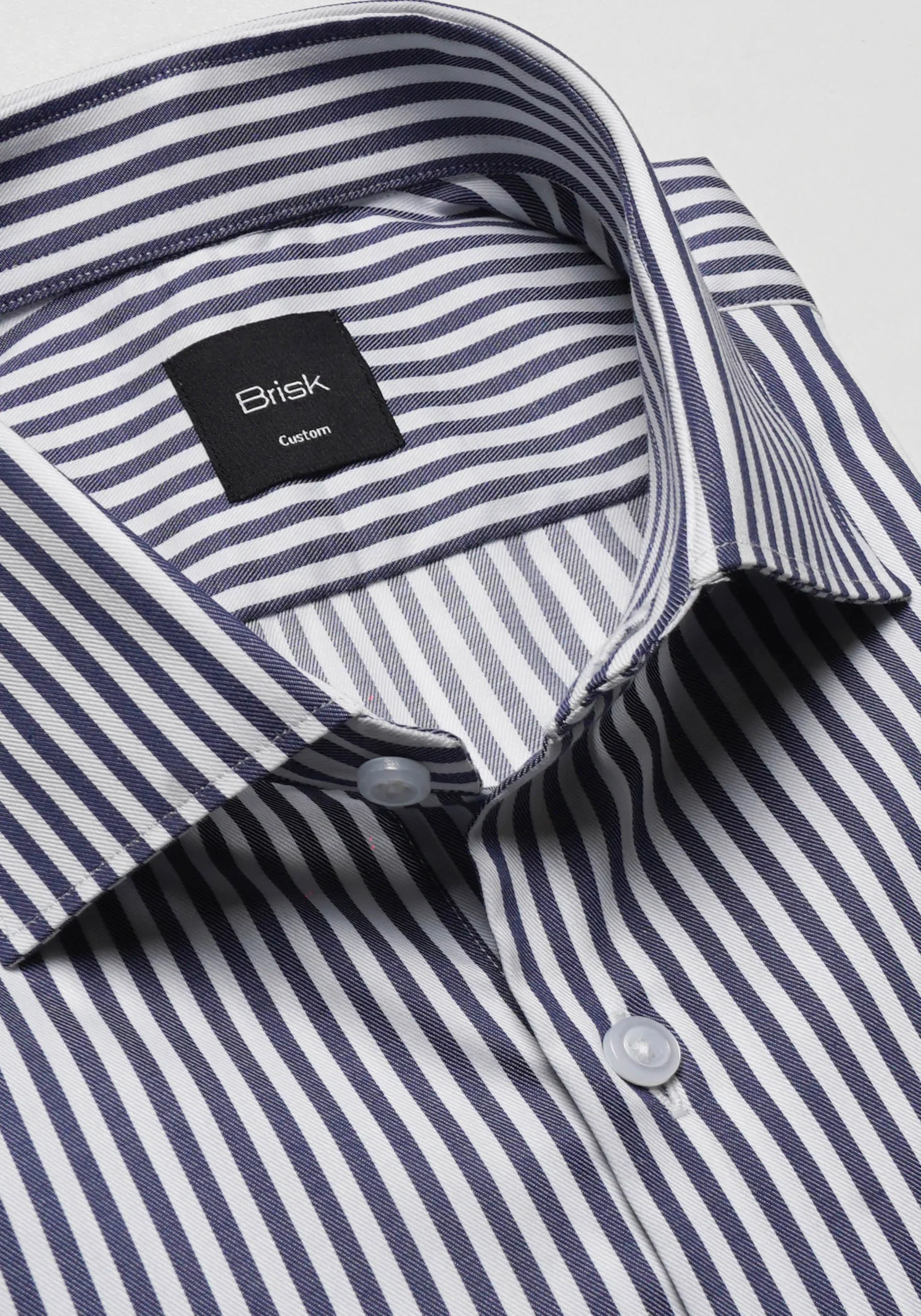 Navy Bengal Stripes Shirt - Wrinkle Resistant - Image 2