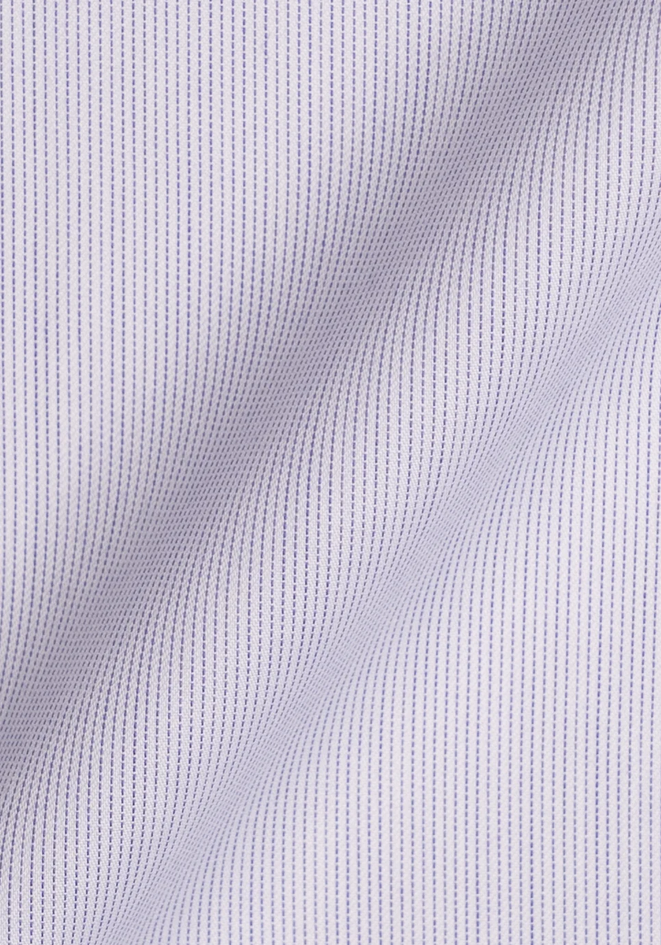 Pastel Lilac Pinstripes Pima Cotton Shirt - Cutaway Classic Collar - Image 4