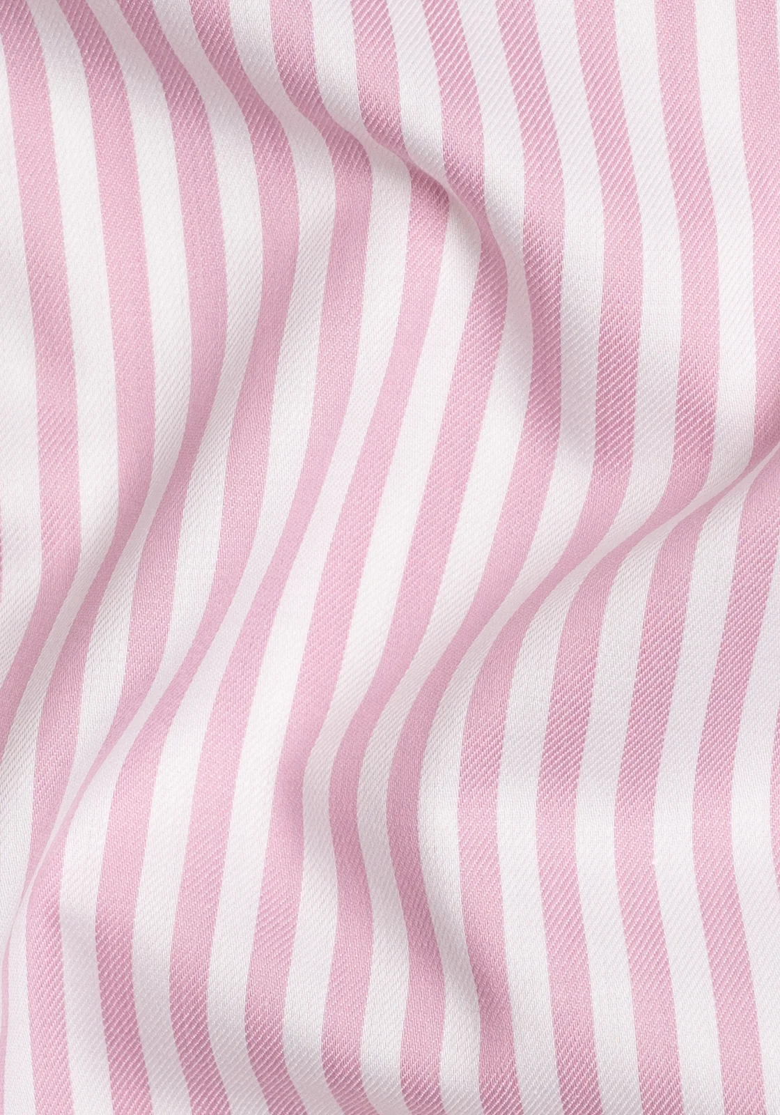 Pink Bengal Twill Stripes Pima Cotton - Wrinkle Resistant Unused Sample - Image 3