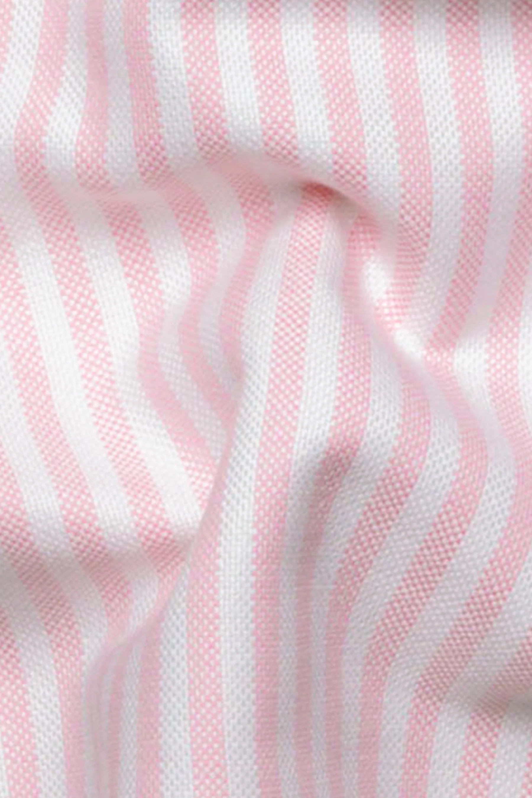 Pink Striped Oxford Two-Ply - Image 2