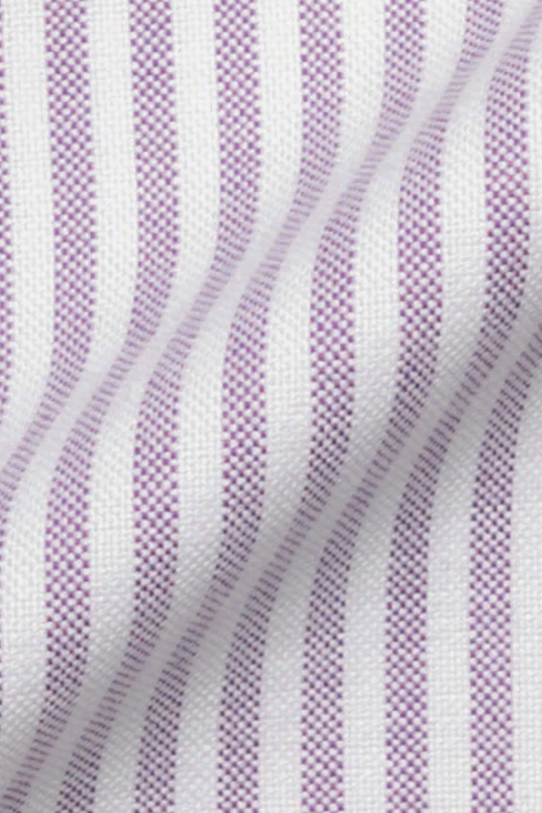 Purple Striped Oxford Two-Ply