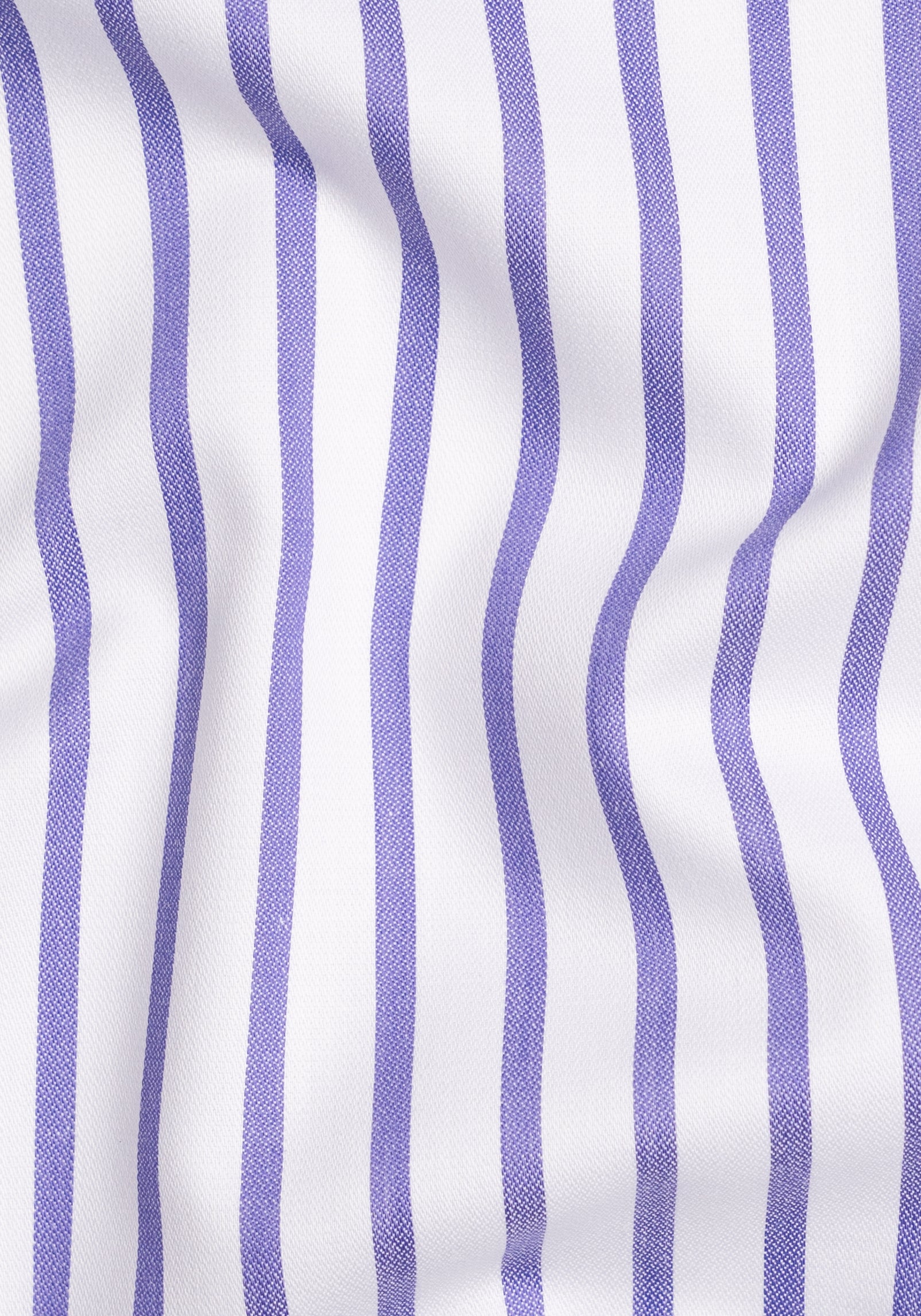 Purple Wide Stripes Pima Cotton - Wrinkle Resistant Unused Sample - Image 3