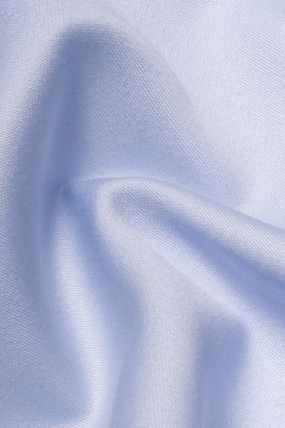 Sky Blue Stretch Sateen - Image 3