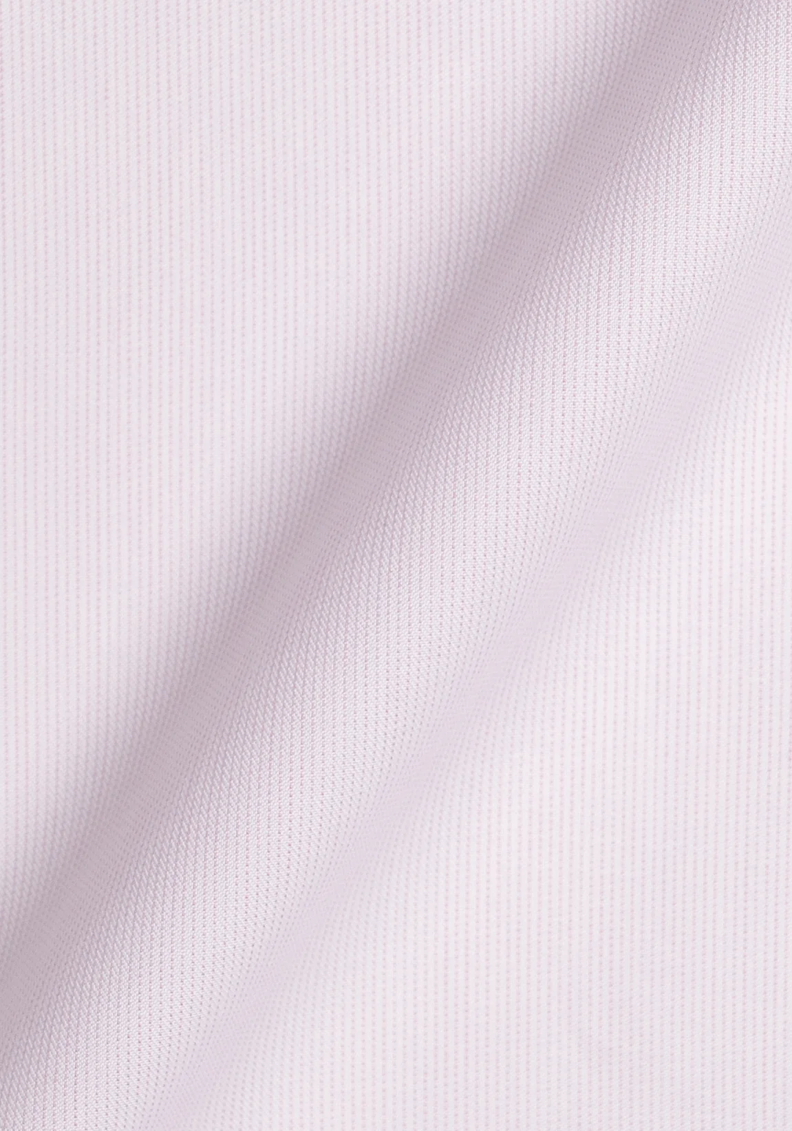 Soft Pink Pinstripes Pima Cotton Shirt - White Classic Golden Pin Collar & French Cuffs Unused Sample - Image 4