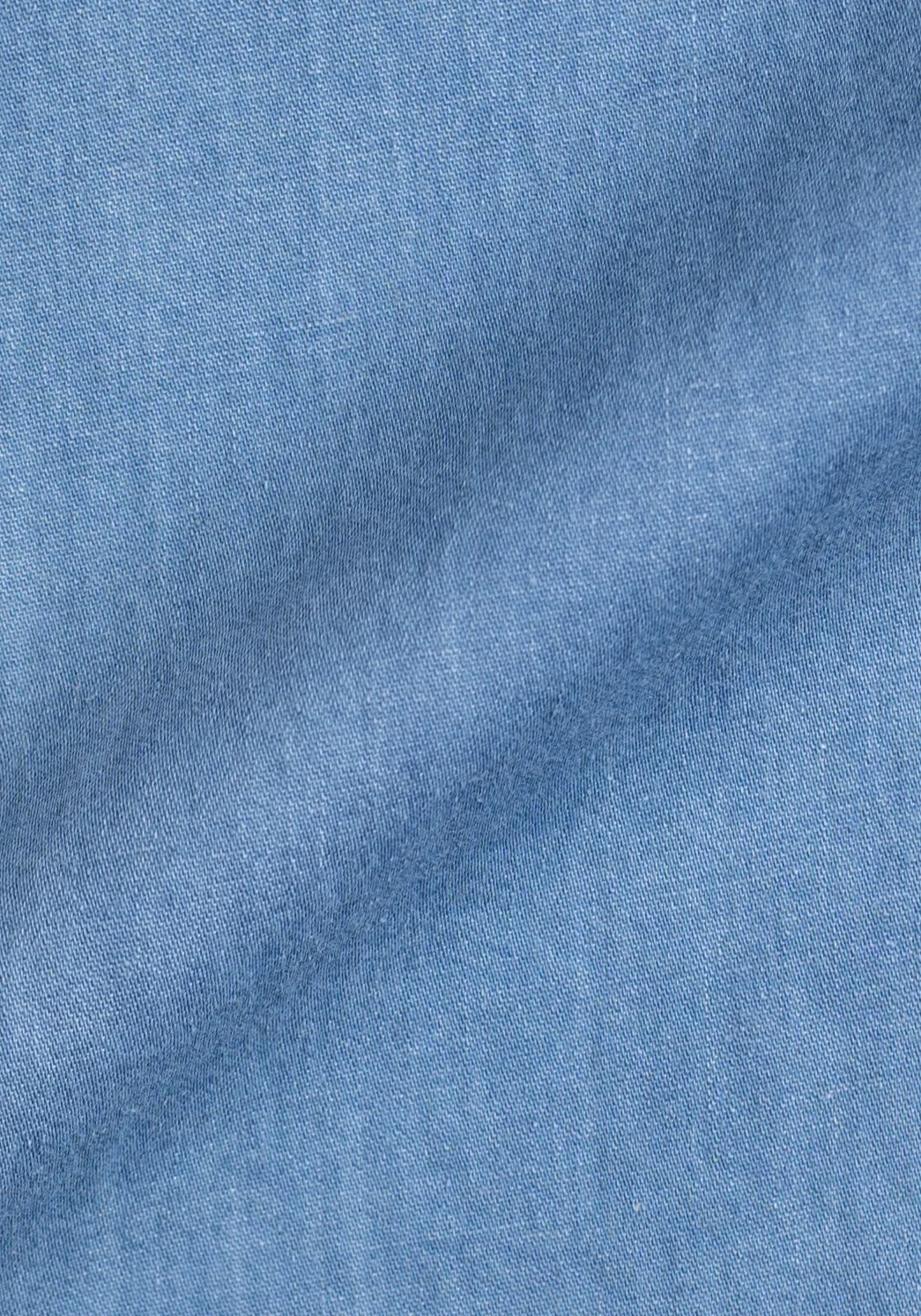 Summer Denim Light Wash - Half Sleeves Down Button Collar - Image 4