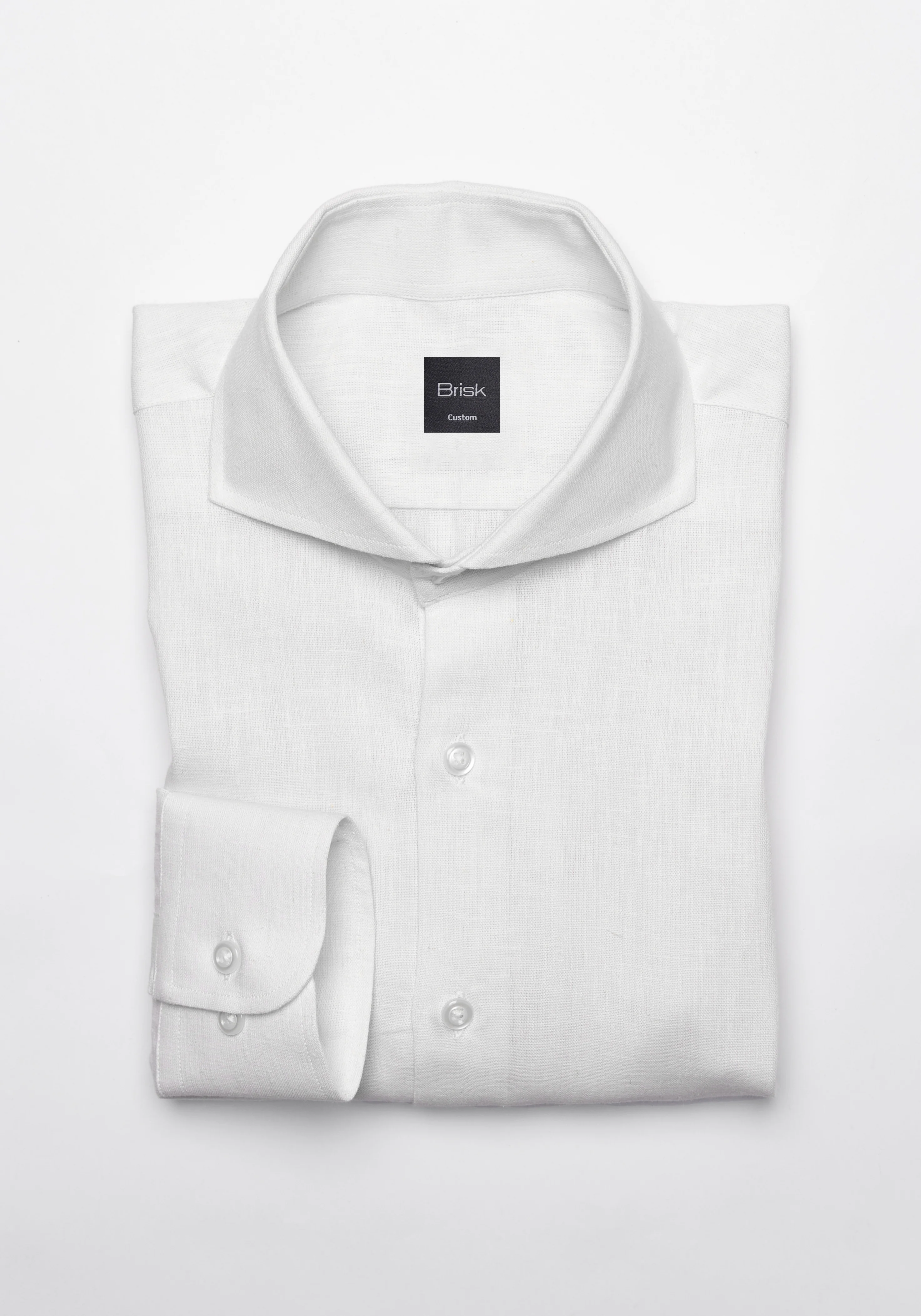 White Cotton-Linen Shirt - Image 4