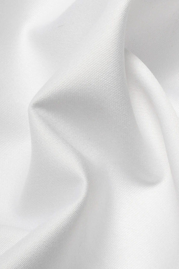 White Stretch Sateen - Image 3