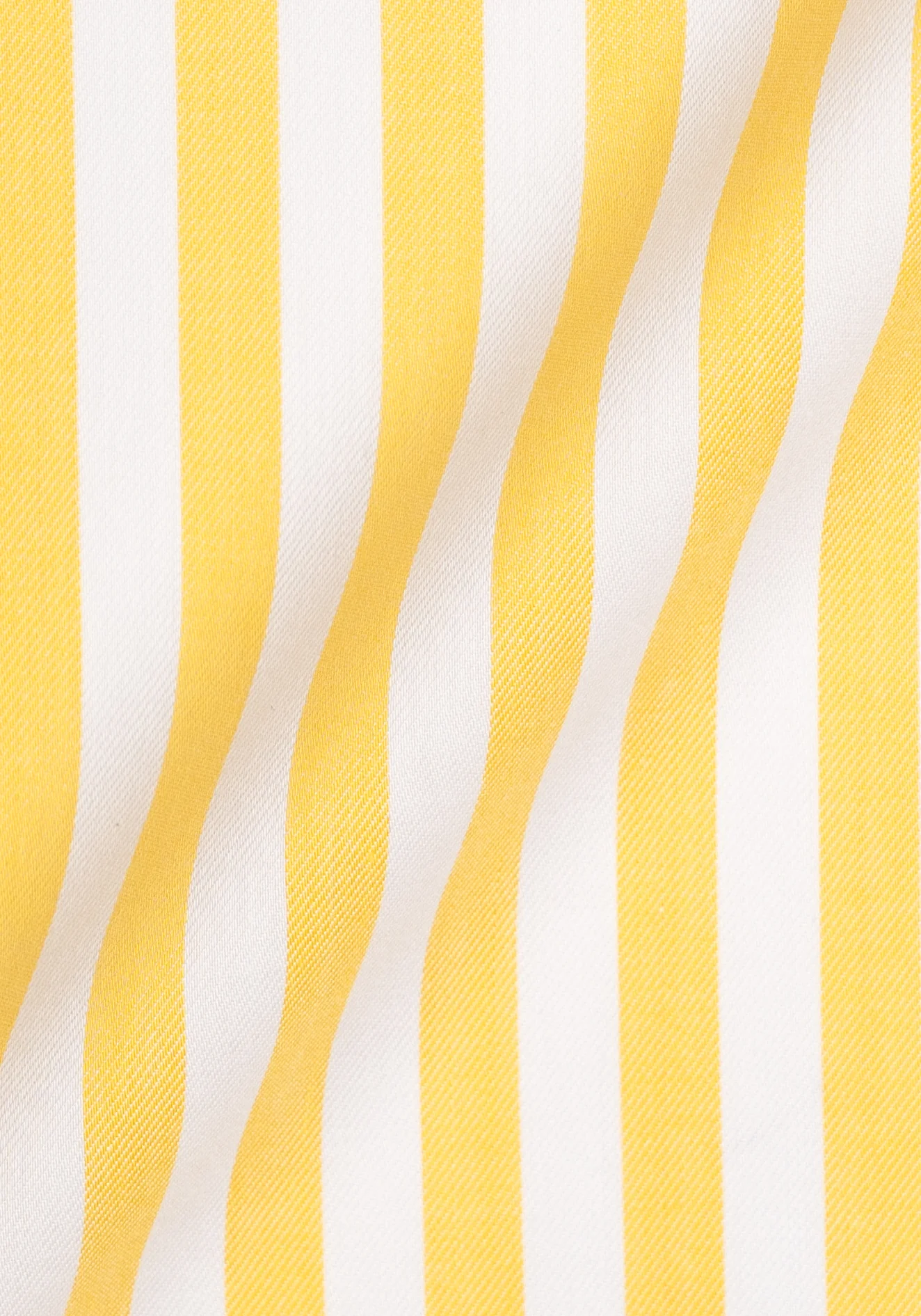 Yellow Bold Stripes Pima Cotton - Wrinkle Resistant - Image 2